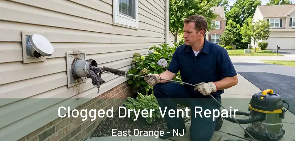 Clogged Dryer Vent Repair East Orange - NJ