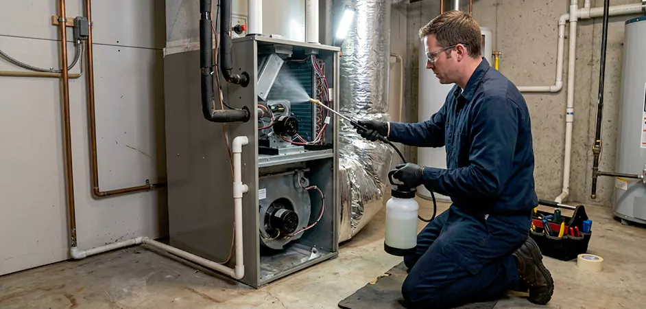 Air Handler Antimicrobial Treatment in East Orange